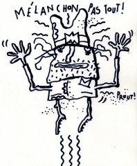 mitterrand, cochon, boudin, politicien,