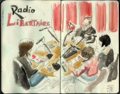 artracaille,radio libertaire,urban sketchers paris,claire archenault,mathieu letellier,moraes tula,delphine atelier de la salamandrepikekou shlomo